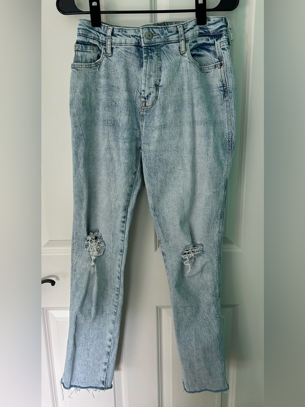 Old Navy Light Vintage Slim Distressed High-Rise Jeans